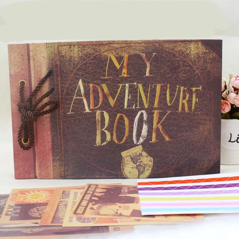 Handmade DIY Album Paste Vintage Tether Our Adventure Book Up Family Scrapbook Photo SP403 | Дом и сад
