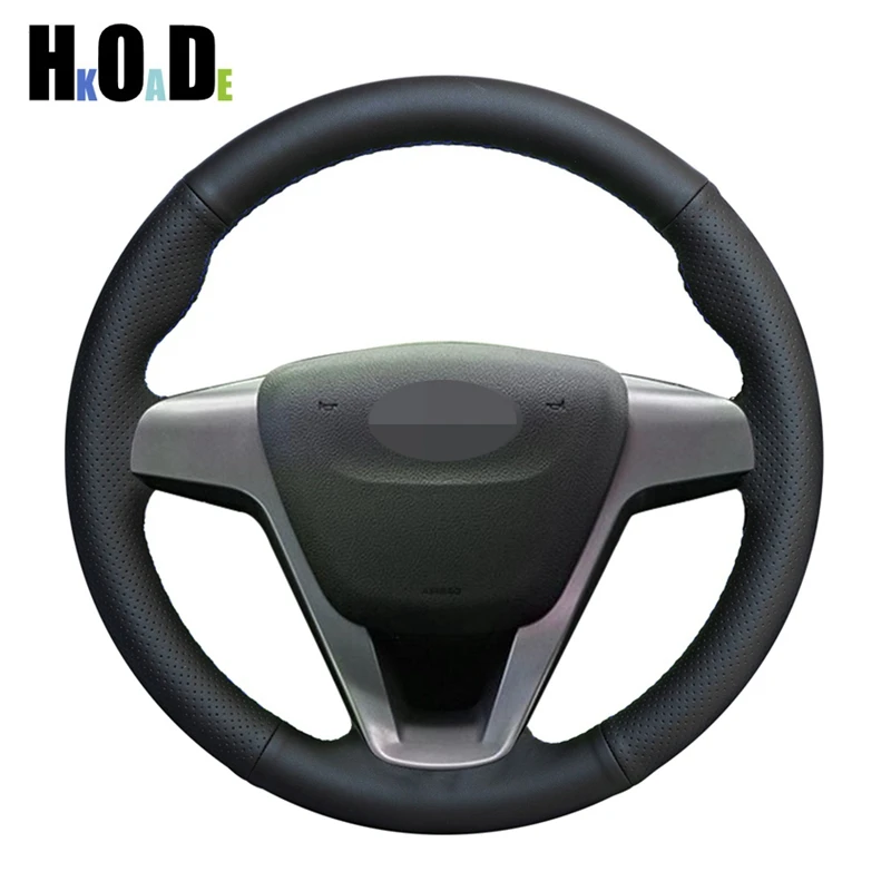 Сшитые вручную Черные искусственные кожаные аксессуары DIY для Lada Vesta 2015 2019 Xray