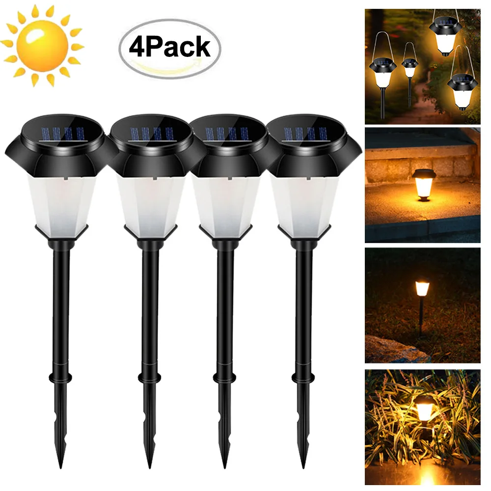 구매 태양 풍경 조명 시뮬레이션 동적 토치 잔디 지상 플러그 라이트, 야외 정원 안뜰 유도 장식 조명