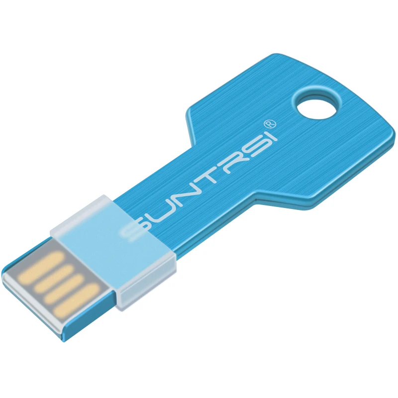 Suntrsi USB флеш-накопитель 128 Гб металлический брелок 64 Гб Водонепроницаемый флеш-накопитель USB 2,0 32 Гб 16 Гб карта памяти USB флеш-накопитель на заказ