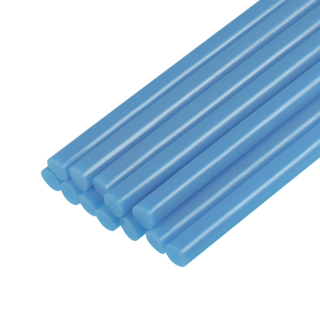 

Uxcell Mini Hot Glue Sticks for Glue Gun 0.27-inch x 4-inch Light Blue 12pcs