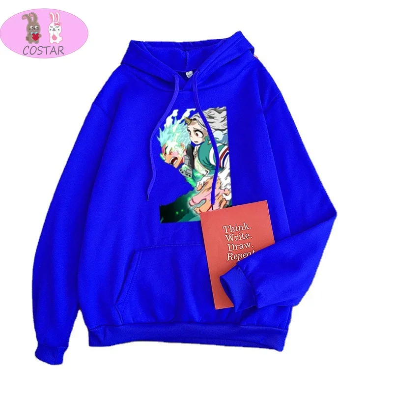 

COSTAR Hot Anime My Hero Academia Midoriya Izuku Fashion Hoodies Pullover Harajuku Hooded Sweatershirt Unisex