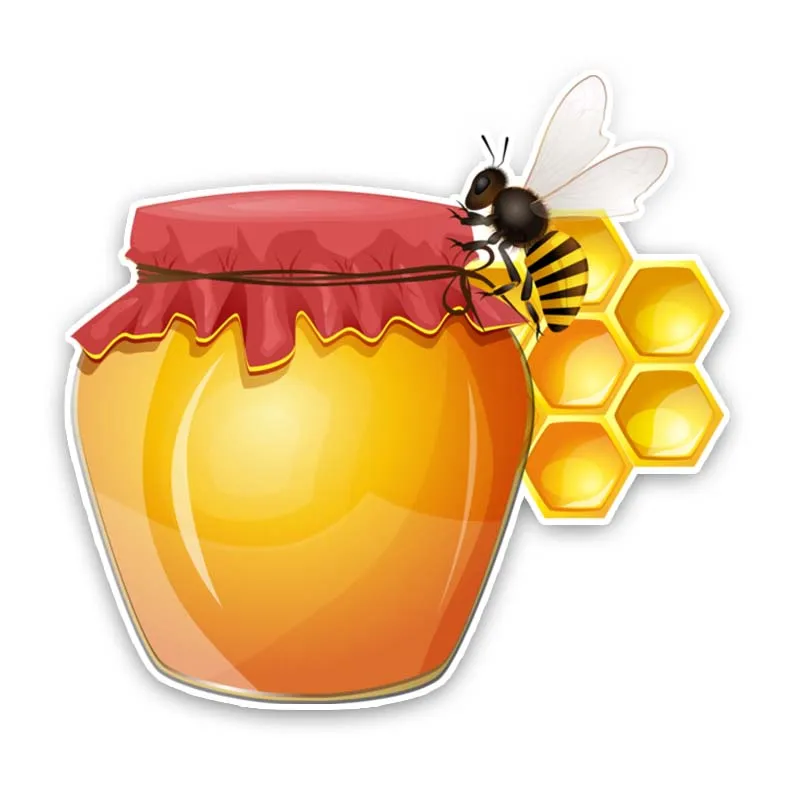 

Креативные автомобильные стикеры аксессуары Honey Bees Make Honey Vinyl ПВХ, 16 см * 15 см, мотоциклетная Водонепроницаемая наклейка на лобовое стекло, Ст...