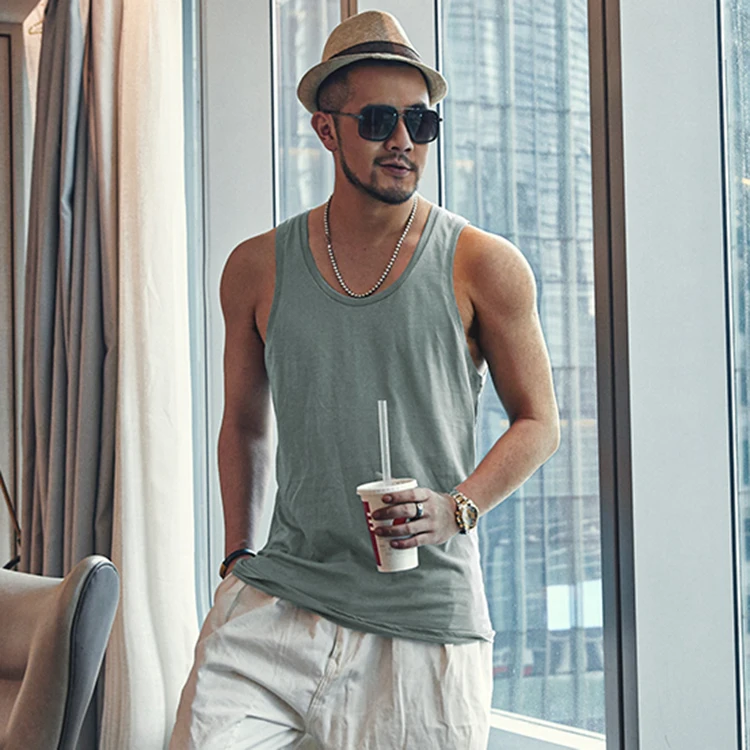 2020 модная мужская брендовая одежда Бодибилдинг без рукавов майка для мужчин