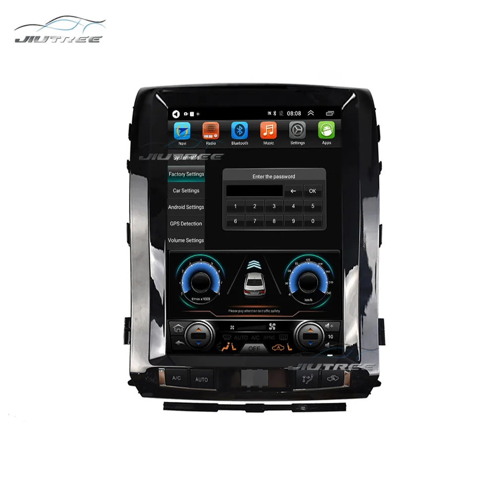 

15' Android Car Radio For Toyota Land Cruiser LC200 2007-2015 GPS Navigation Multimedia Player 2 Din Auto Stereo Tape Recorder