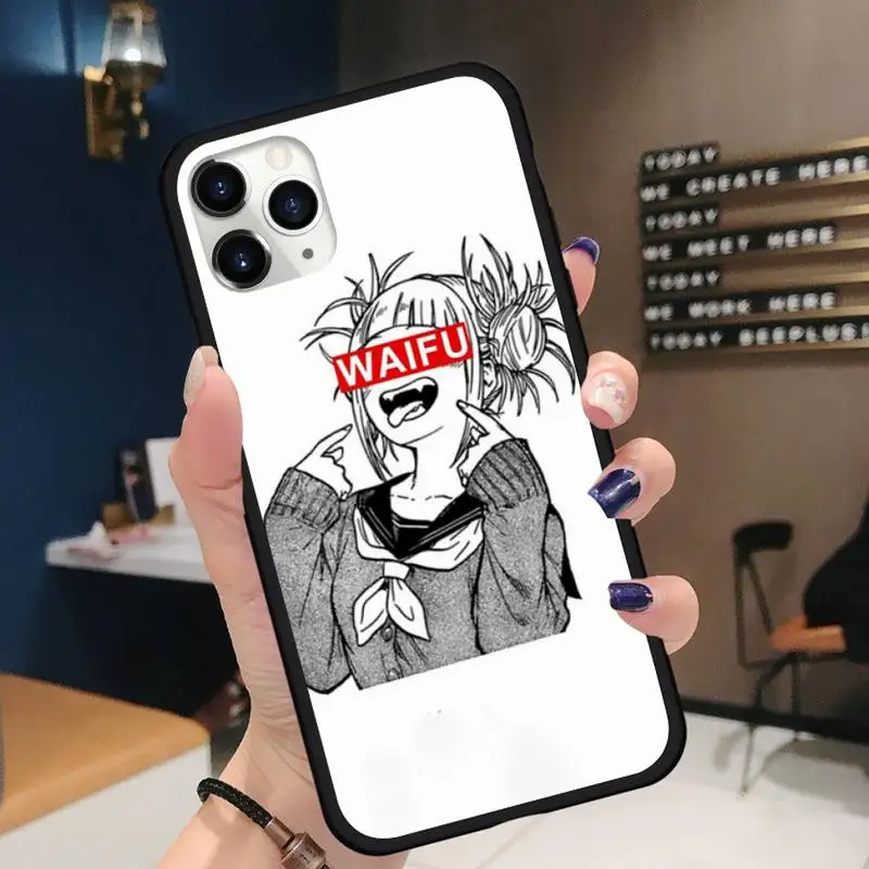 

Japan Manga girl Phone Case for iPhone 11 12 pro XS MAX 8 7 6 6S Plus X 5S SE 2020 XR Soft silicone