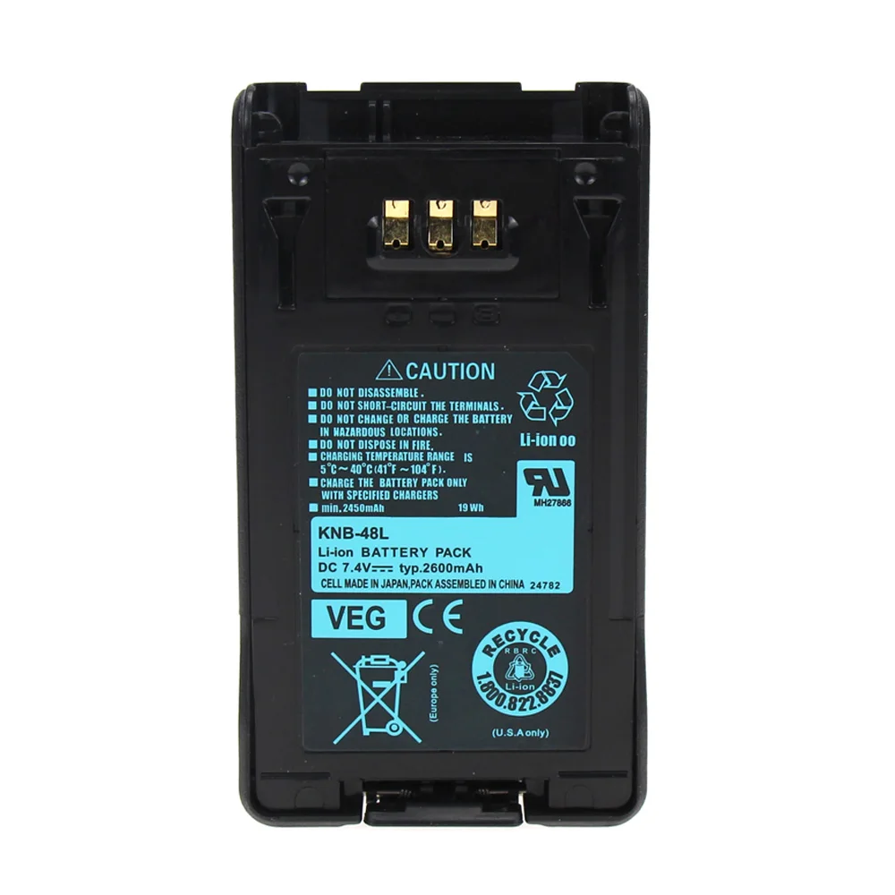 

Новый KNB-48L 2600 мАч DC 7,4 V ионно-литиевая Батарея для РАДИОТЕЛЕФОНА Walkie Talkie “иди и NX-200 NX-200G NX-200S NX-300 NX-300G NX-300S