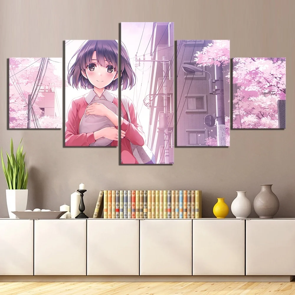 Настенная художественная картина Katou Megumi аниме для дома произведение искусства 5