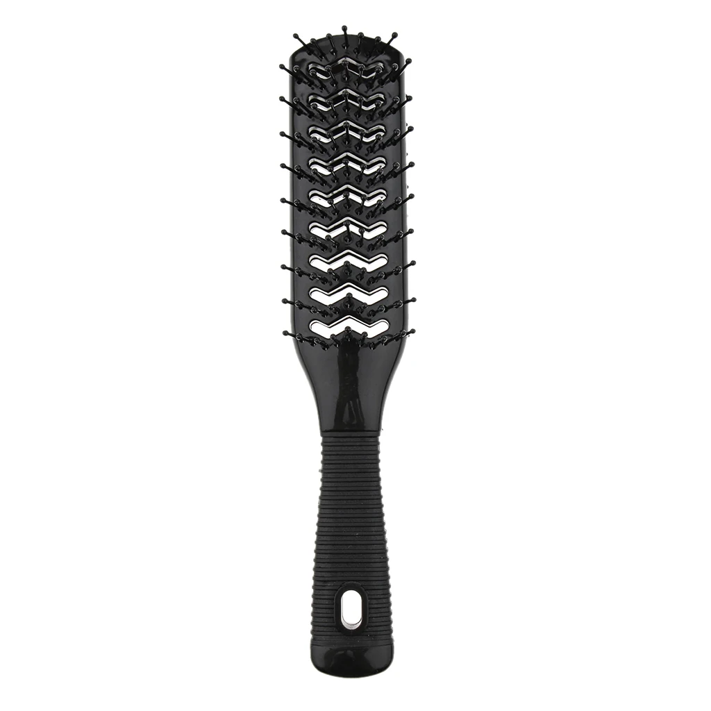 

Dual Side 9 Row Anti Static Vent Brush Styling Comb, Smoothing, Straightening & Blow Drying Hair Quickly With No Static
