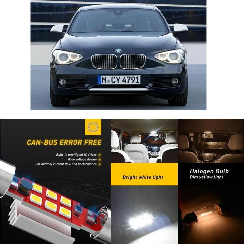 Светодиодные внутренние Автомобильные фары для Bmw f20 внутренний задний багажник