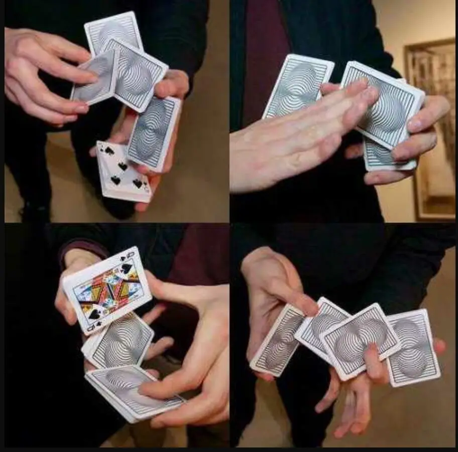 

Fourmula by Dealersgrip , magic tricks (no props)