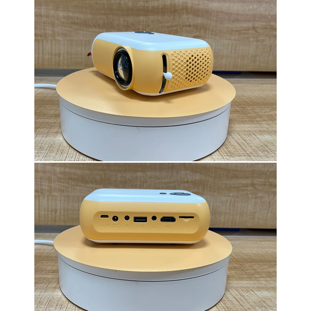 Светодиодный мини-проектор 480x36 0P с поддержкой 1080P Full HD HDMI-совместимый USB видео