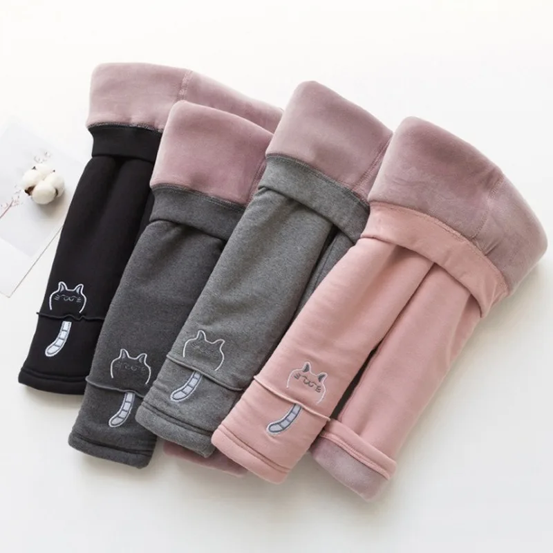 Детские длинные штаны для девочек до 30 градусов теплые леггинсы хлопковые