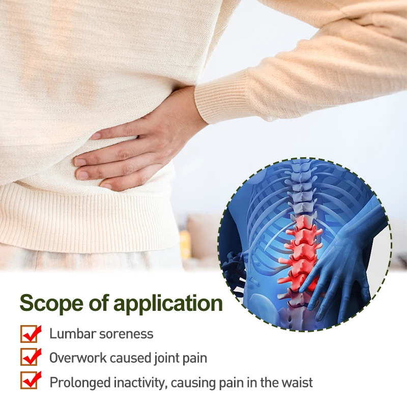 24Pcs Back Wormwood Medical Plaster Lumbar Spine Pain Relief Patch Relieving Sticker Arthritis D2527 | Красота и здоровье