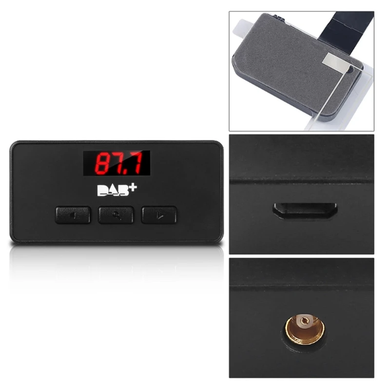 

USB Car DAB Antenna Digital Broadcast DAB Radio Box Receiver Adapter Auto Radio