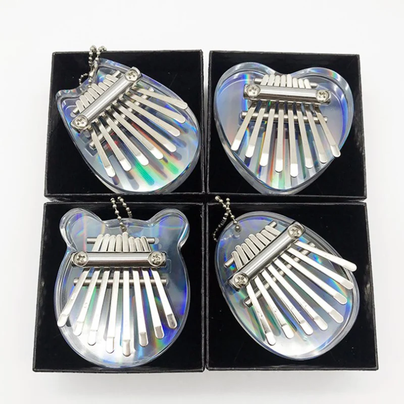 Пианино для большого пальца Kalimba 8 клавиш сделанное из одной доски