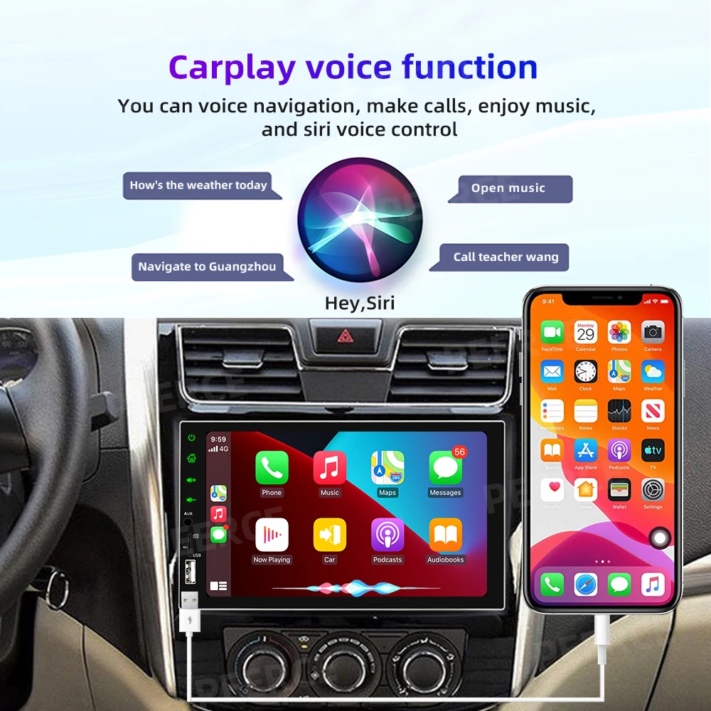 Автомагнитола 2 din Android ОЗУ Гб мультимедийный проигрыватель для Nissan Hyundai Kia toyata
