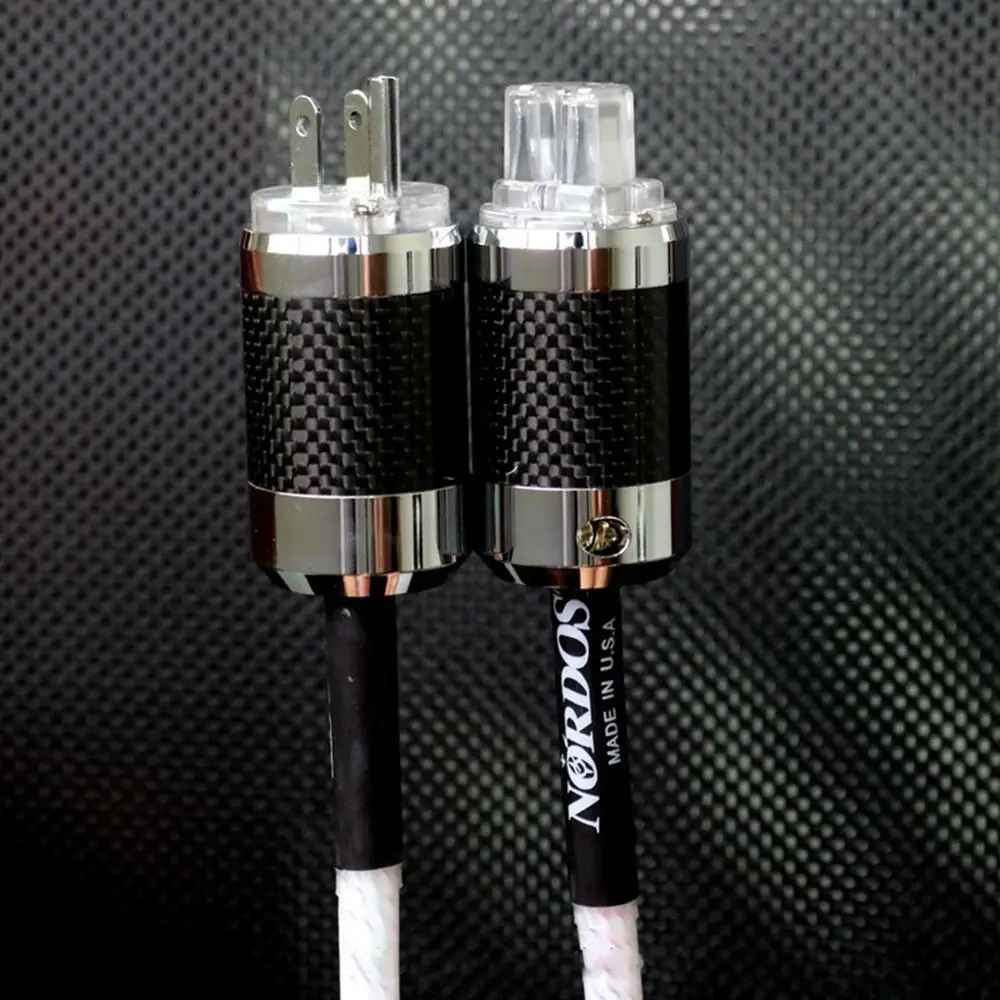Холдейн Hi Fi 9 ядер 16AWG NORDOST Valhalla 7N с серебряным покрытием OCC Мощность кабель End из