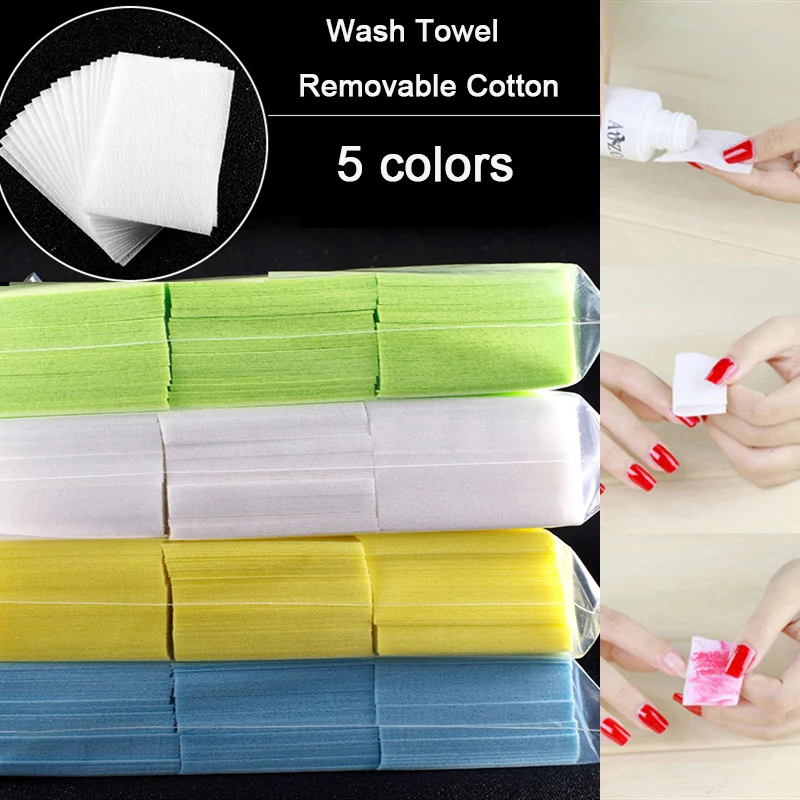 

Nail Gel Polish Remover Pads Nail Wipes Soak off Manicure Gel Lint-Free Wipes Cotton Napkins for Nail Art Tool