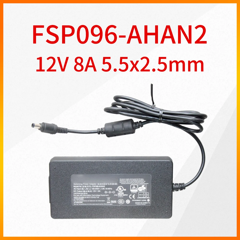 Оригинальный FSP096-AHAN2 FSP 12V 8A 5.5x2.5mm Мощность адаптер подходит для промышленного