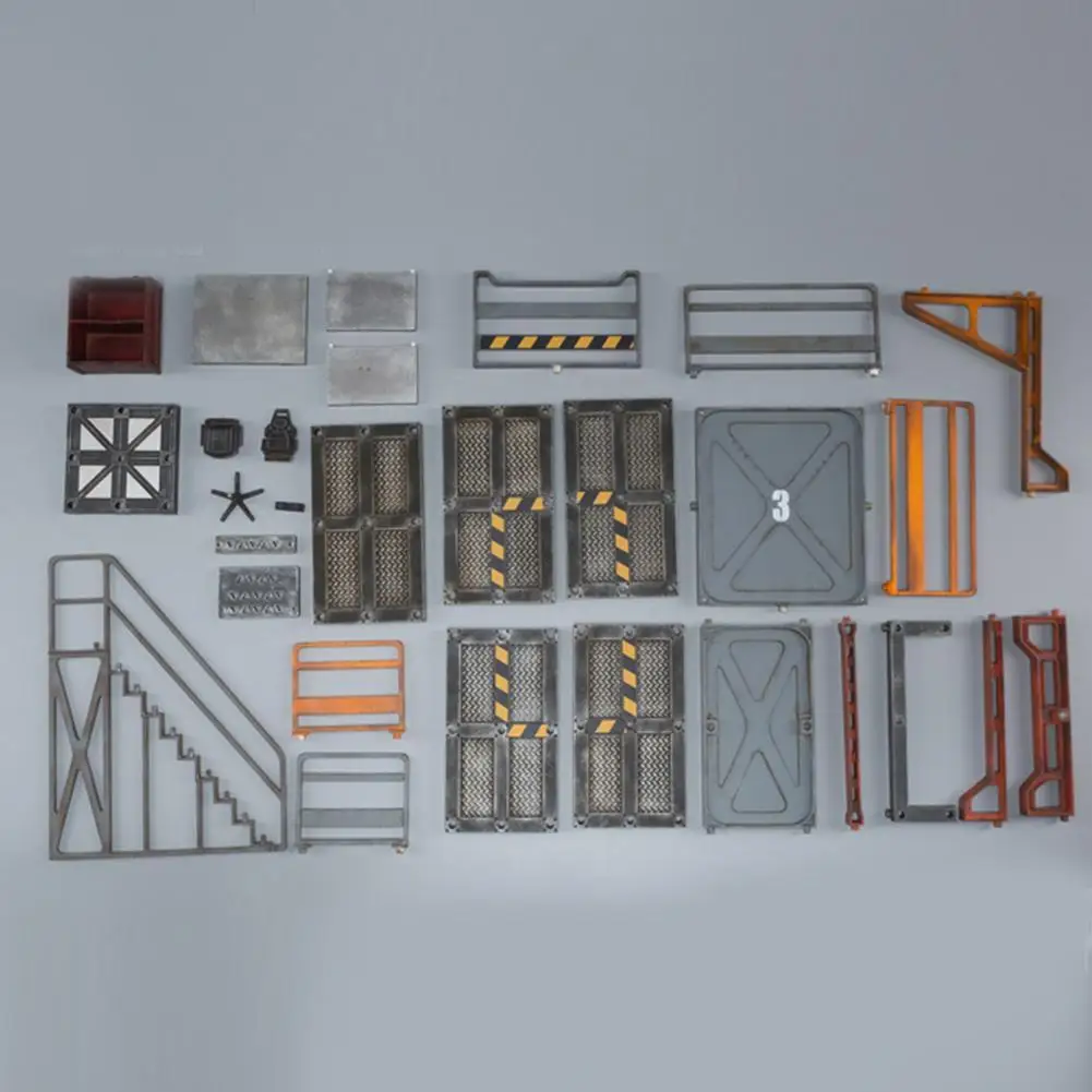 

1/18 Hangar Scene Weapon Depot/Warning Area 3.75-inch Movable Soldier Display Platform Without Soldier Model Dropshipping