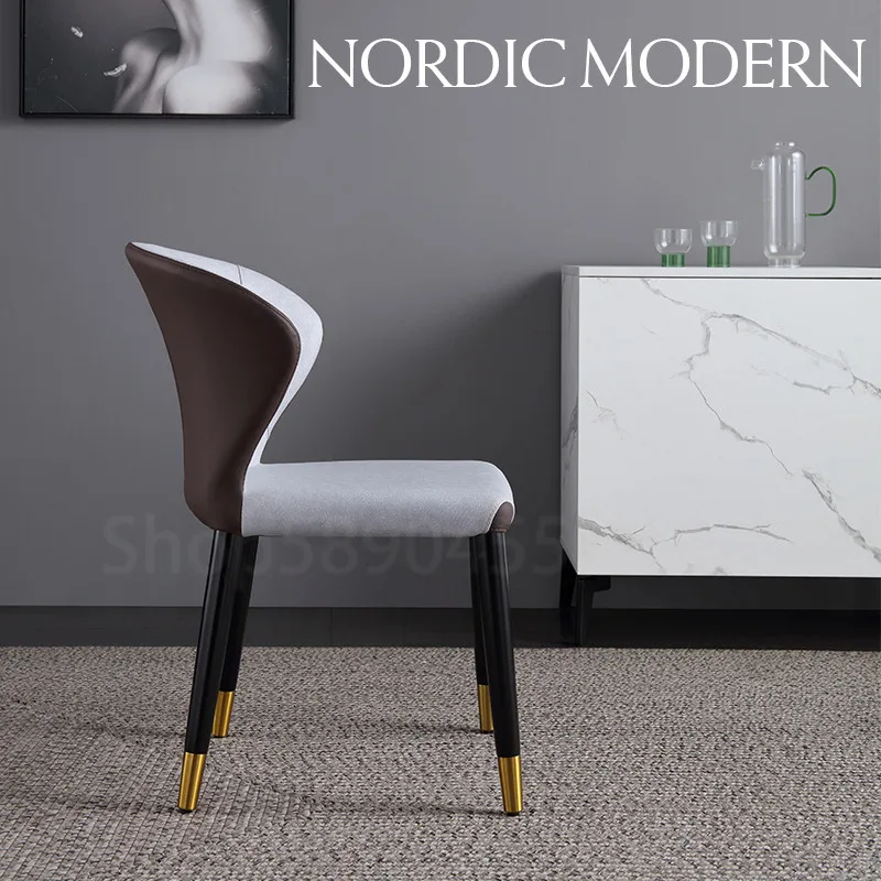 Современный минималистичный обеденный стул легкое роскошное офисное кресло из