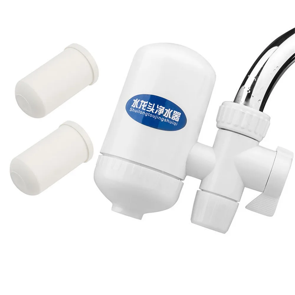

Tap Water Purifier Clean Kitchen Faucet Washable Ceramic Percolator Water Filter Filtro Rust Bacteria Removal Replacement Filter