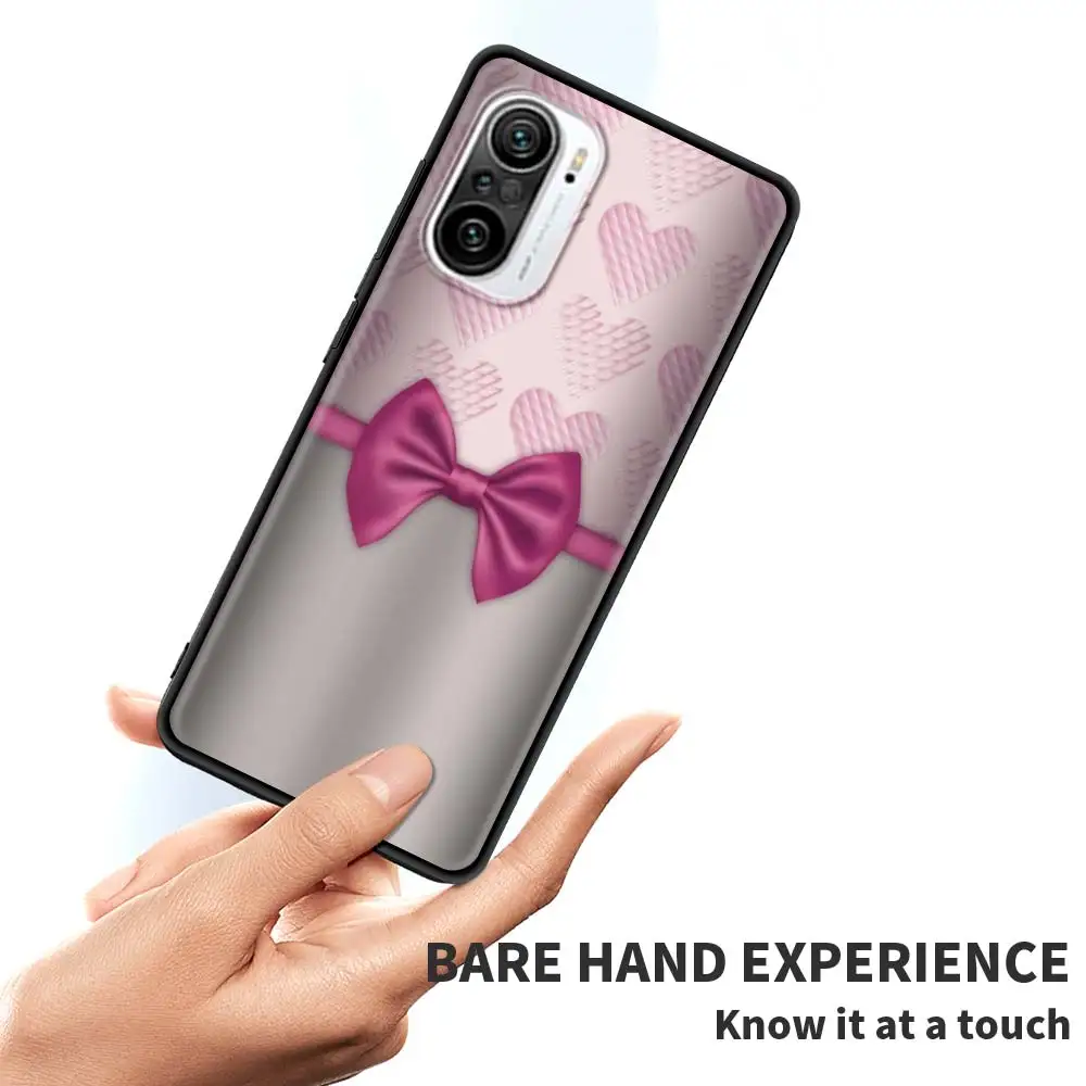 

Shockproof Case for Xiaomi Redmi Note 9S K40 8 9 10 8T 9T 7 9C 9A 7A 6A 8A K30 Pro Soft Cute Bow Phone Cover