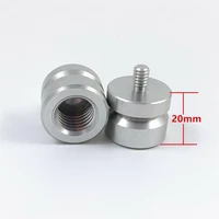 2pcs new aluminum 20mm extenstion mini prism adapter 14x20 male thread to 58x11 female thread for total station prism survey