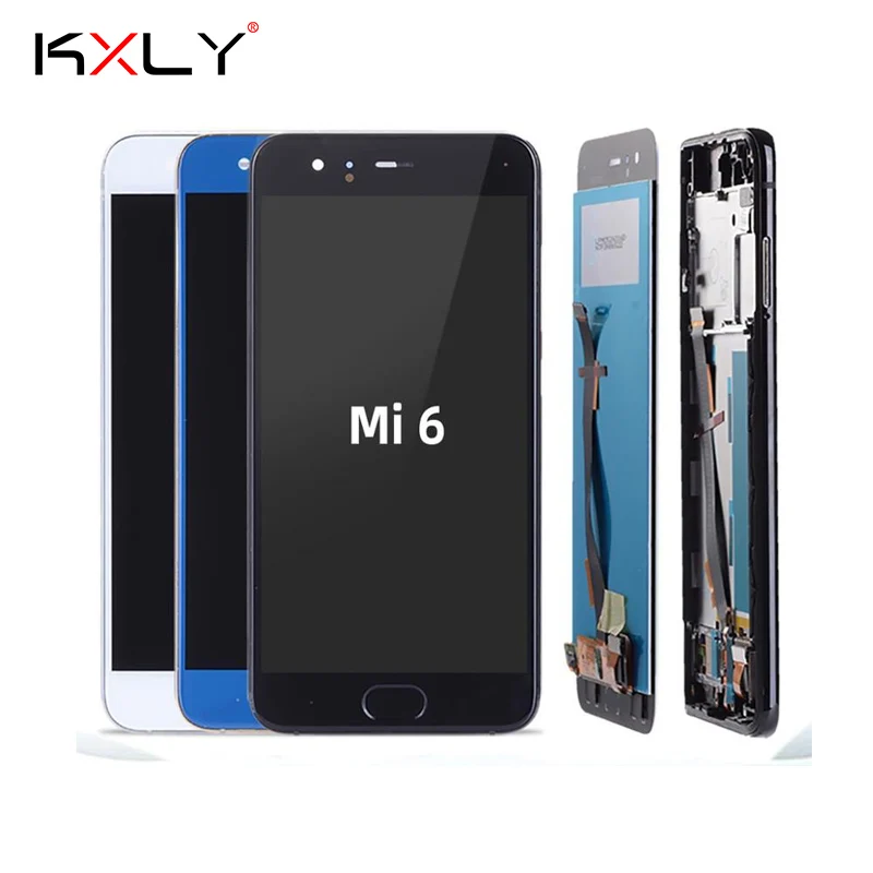Полный комплект сенсорного ЖК экрана для XIAOMI Mi 6 Xiaomi Mi6 с отпечатком пальца + набор