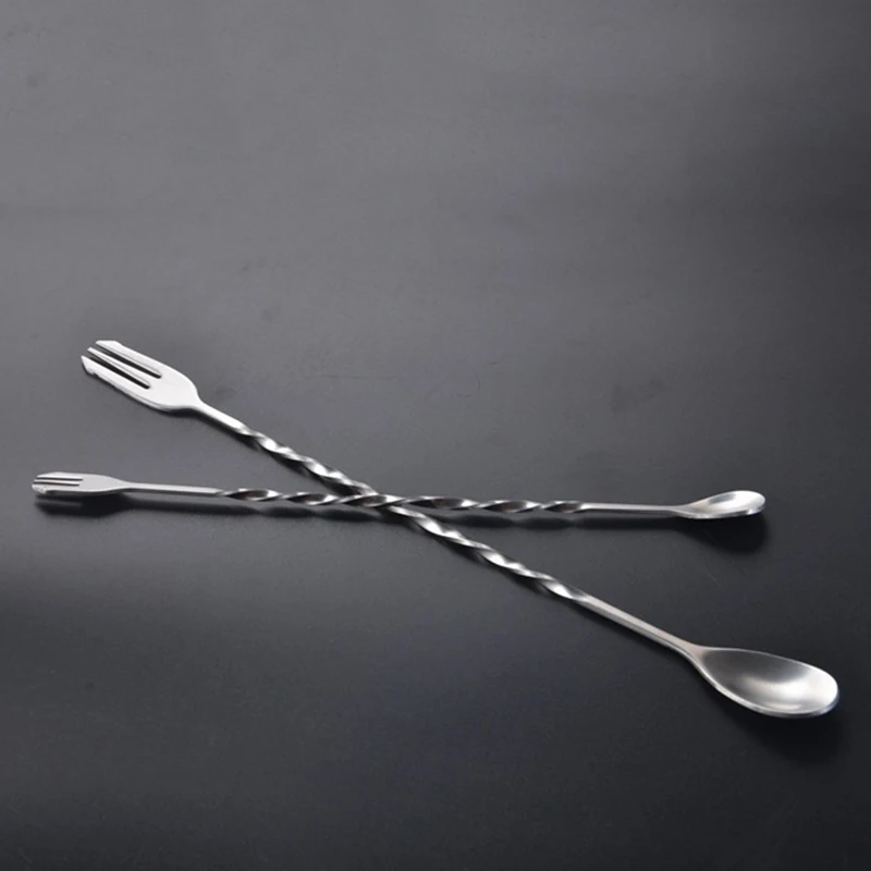 Барные ложки из нержавеющей стали Миксер для коктейлей напитков перемешивания