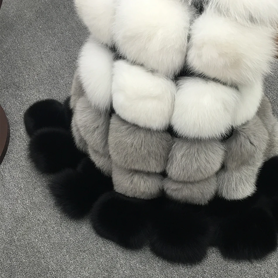 

Fashion Sexy Street Wear Women'S Long Elegant Faux Fur Coat Warm Winter Furry Jacket Casual Fake Fox Fur Coat