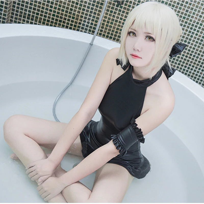 Костюм для косплея судьбы ночи саблей купальник Su Ku Цельный мой Властелин