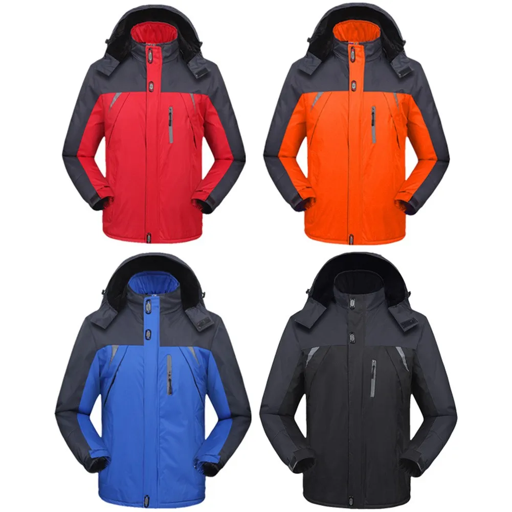 

Men Women Hiking Jacket Quick Dry Outdoor Camping Coat Winter Sports Warm Jacket Riding Mountaineering Parka Waterproof Ski Suit