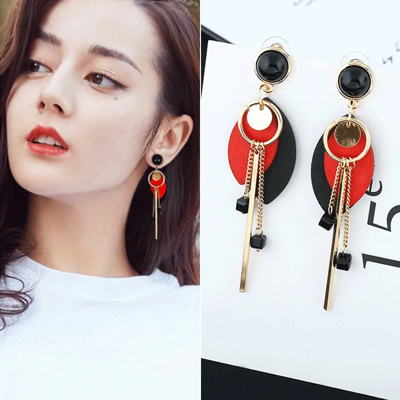 Оригинальные треугольные элегантные Винтажные серьги гвоздики качественные