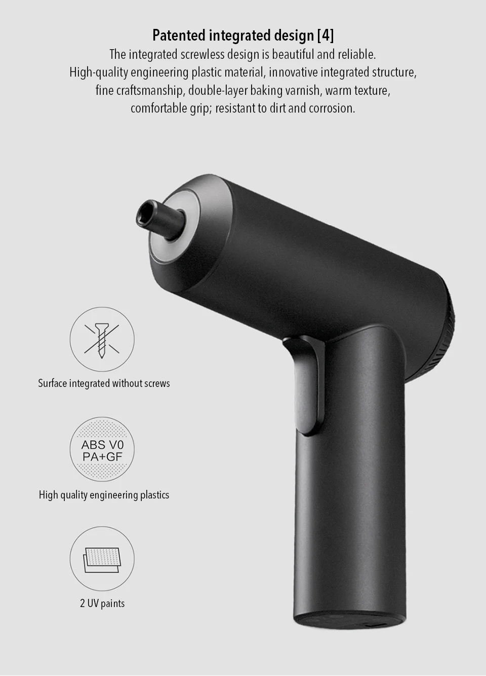 Оригинальная Беспроводная электрическая отвертка Xiaomi Mijia, портативная мини-отвертка, 2000 мА/ч, перезаряжаемая, с 12 шт., S2, винтовые биты, инструмент 33