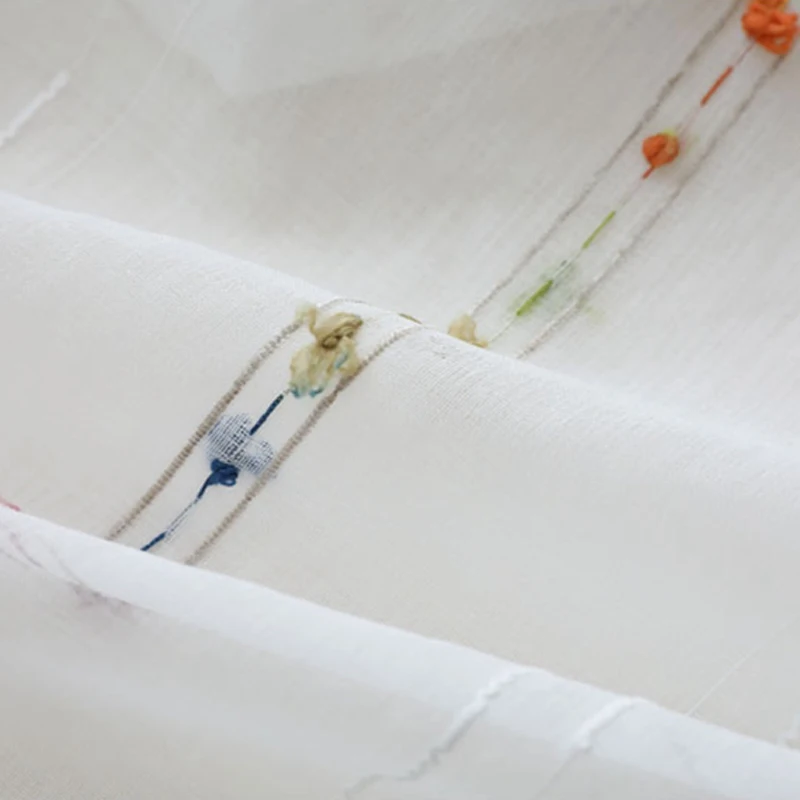 Фатиновые шторы WP263 #30 для душа Радужный дождь яркие украшения гостиной