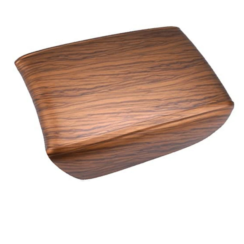 

ABS Peach Wood Grain Center Console Storage Armrest Box Panel Cover Trim Interior for Honda CR-V CRV 2017- 2020