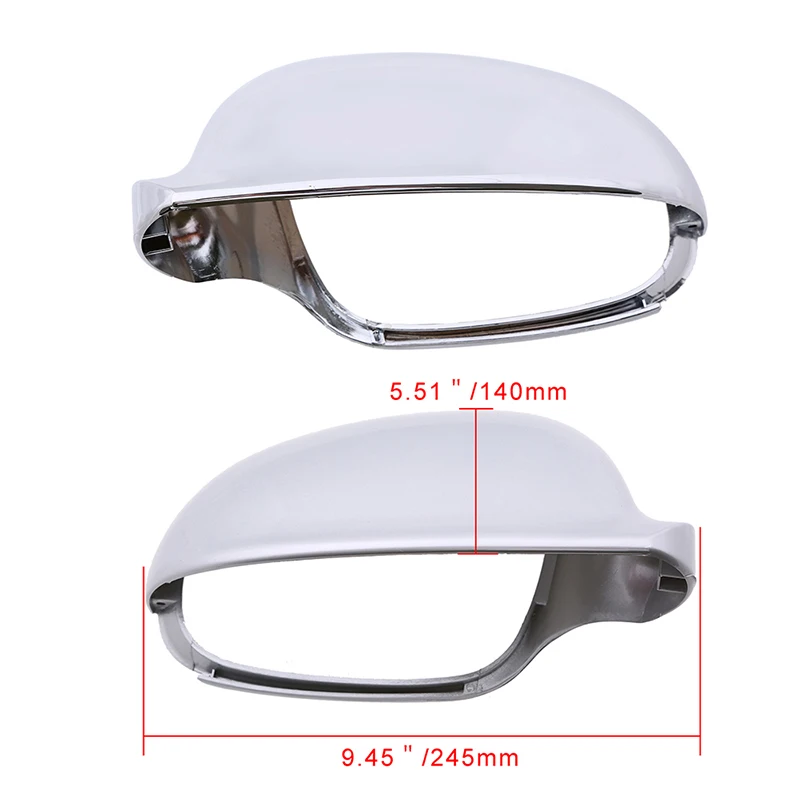 Автомобильная боковая зеркальная крышка POSSBAY модель ABS подходит для VW Golf 2010 2011 2012
