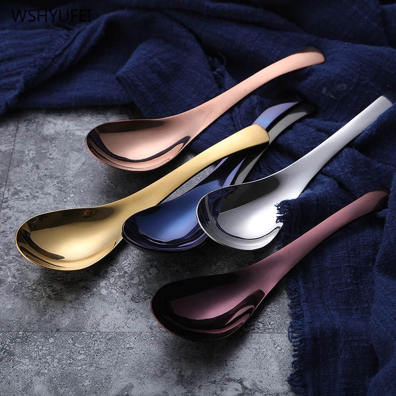 Прямая продажа Новая креативная Западная ложка из нержавеющей стали изящное