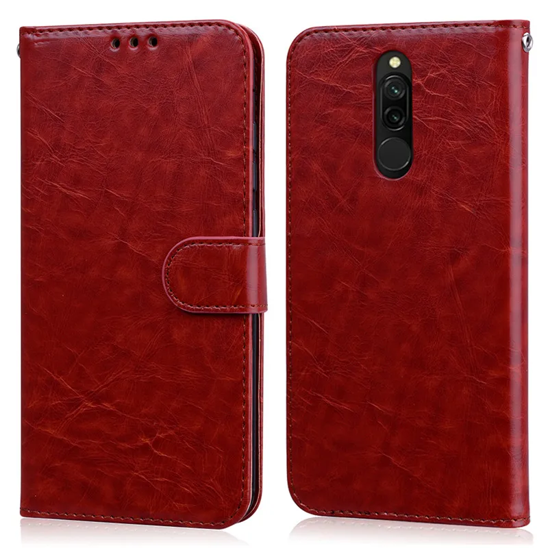 Xiaomi Redmi 8 чехол Redmi 8 чехол мягкий силиконовый кожаный бумажник флип-чехол для Xiaomi Redmi 8 Redmi8 чехол для телефона держатель для карт Fundas