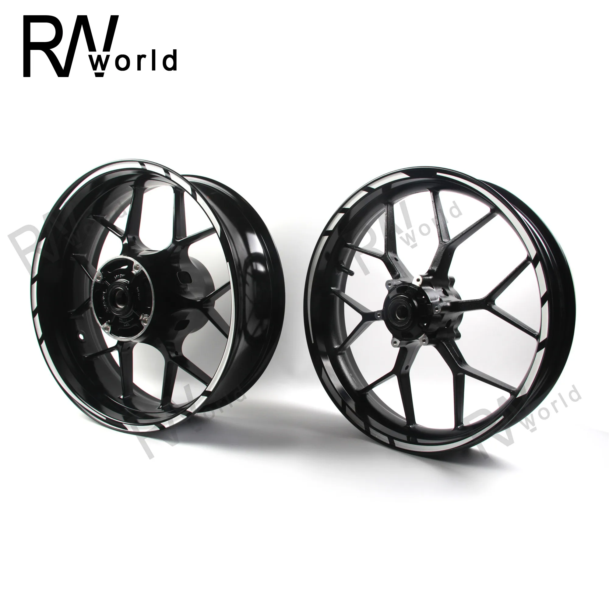 Крупноузловая сборка 17 мотоцикл наклейка на обод колеса Водонепроницаемый