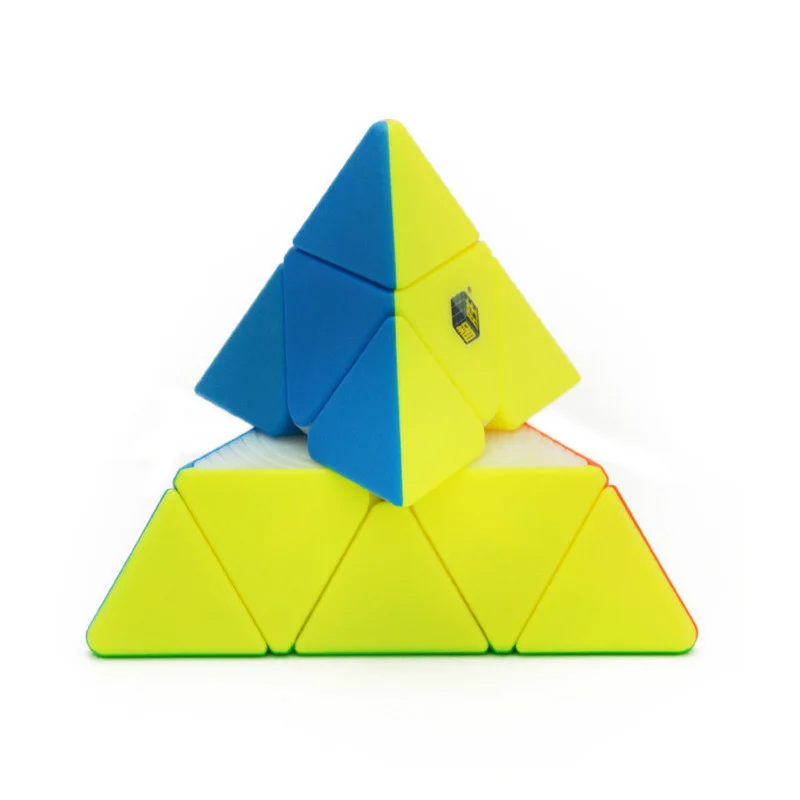 

Волшебный куб, скоростной Классический Профессиональный пирамида, треугольный скрученный куб-головоломка, Волшебная наклейка, детская игр...