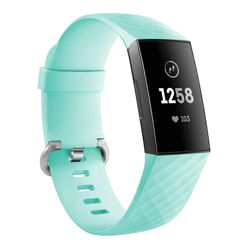 Ремешок для часов Fitbit Charge 3 ремешок спортивный силиконовый ремешок Сменные аксессуары для fitbit charge 3 браслет умные часы замена