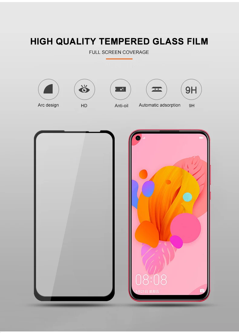 YIYONG 5D полное покрытие стекло для huawei Honor 20 Pro 10 Lite V20 20i 20s закаленное стекло протектор экрана для huawei Honor View 20