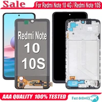 original for xiaomi redmi note 10 note10 m2101k7ai lcd display touch screen digitizer for redmi note 10s note10s m2101k7bg lcd