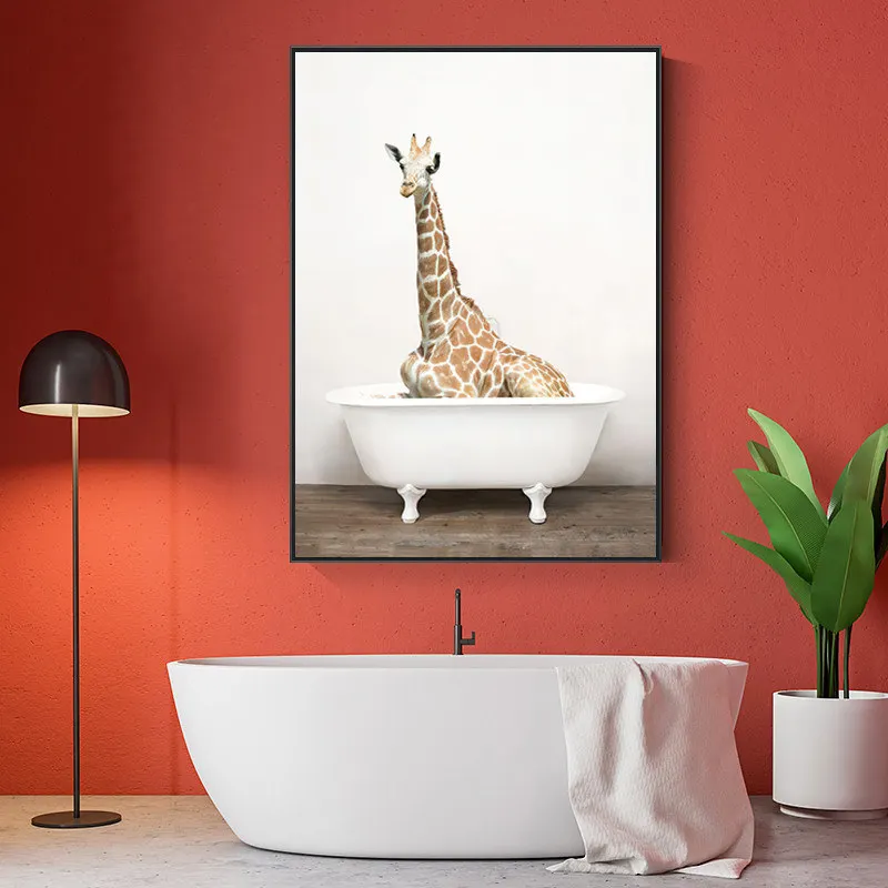 Декор для ванной комнаты и туалета картина на стену Художественная Картина