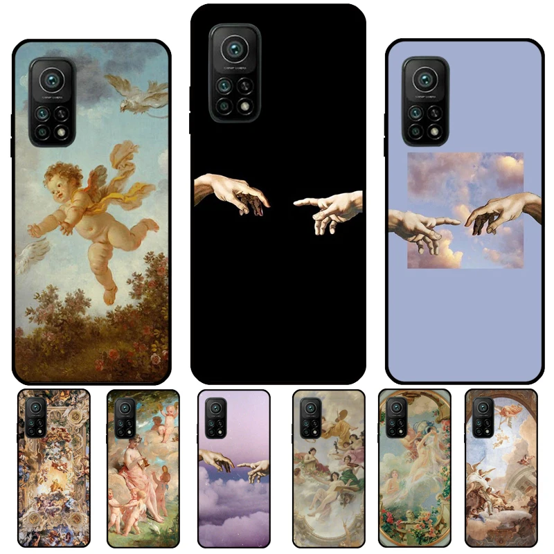 Чехол для телефона с изображением Микеланджело Сотворение Адама Xiaomi POCO X3 F2 F3 M3 Pro