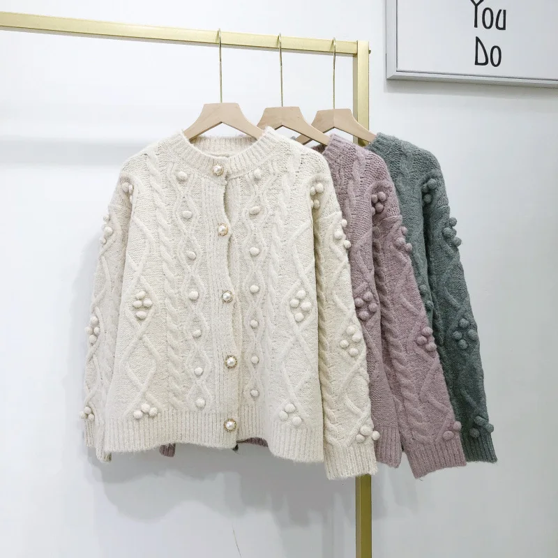 2019 осенне зимний вязаный кардиган женский свитер модный для женщин| |
