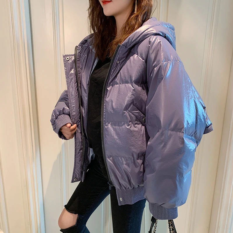 Новинка 2021 водонепроницаемая зимняя куртка Женская парка Свободное пальто с